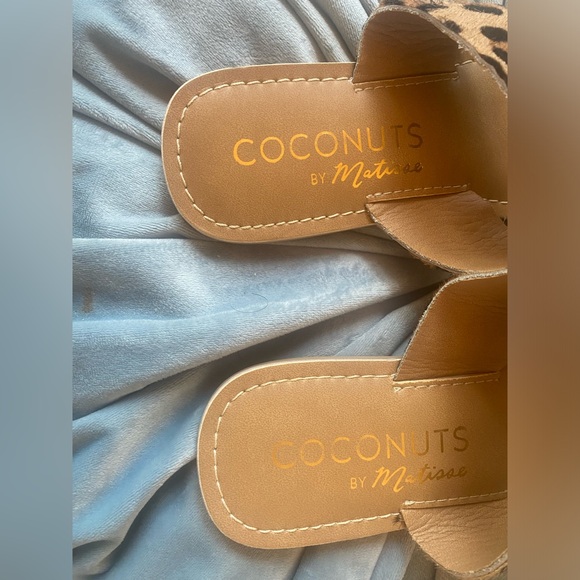 Coconuts - Matisse Sandals Animal Leopard Print Sz 8 Gorgeous preloved Condition - Picture 2 of 5